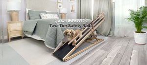 Best Dog ramp for bed with safety rails for small dogs
