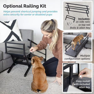 dog ramp safety rail kit