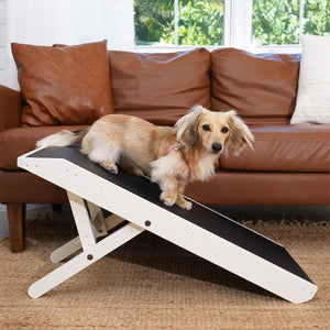 dog ramp for couch - white