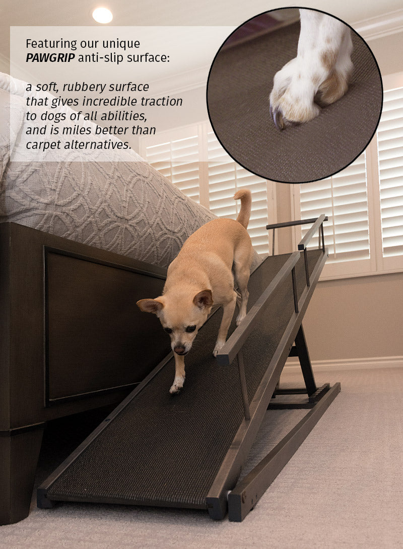 Dog Ramps for Bed & Couch The Only Hardwood Dog Ramps