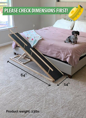 bed ramp small dog dimensions bedside